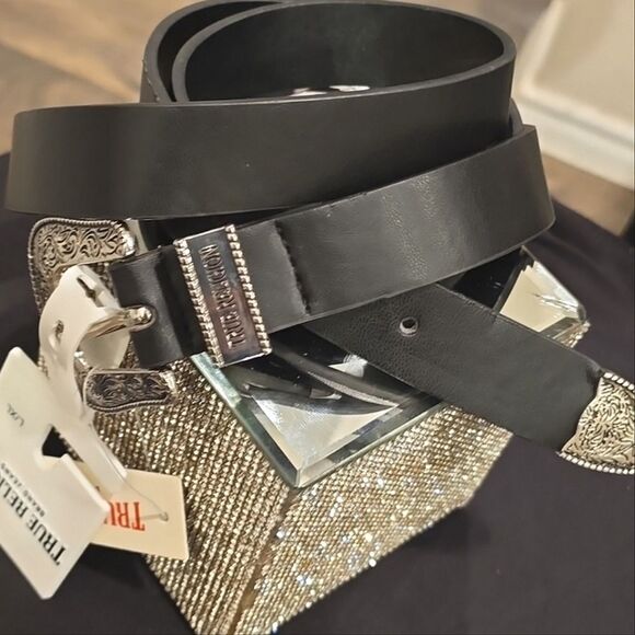 True Religion Western Style Logo Belt main image 2